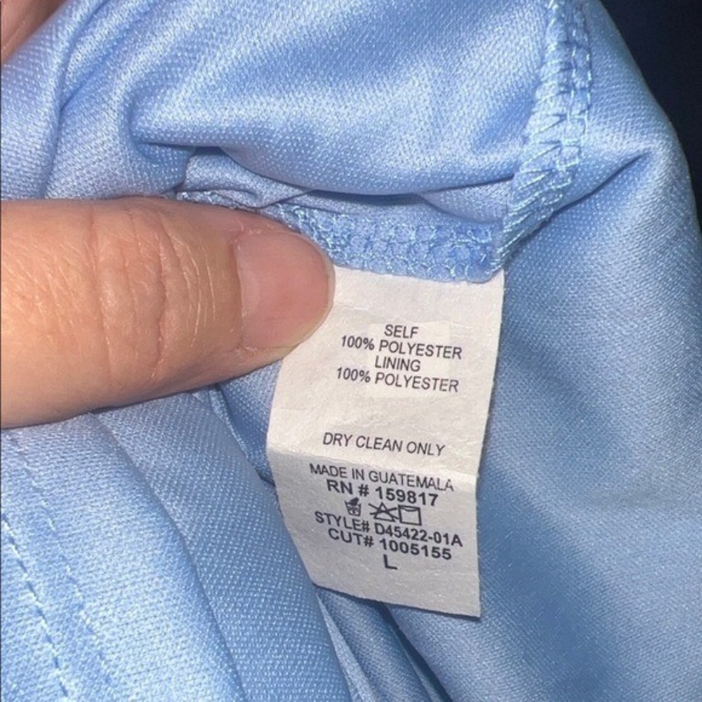 altard state fable tiered mini dress  Size Large baby blue - Picture 11 of 11